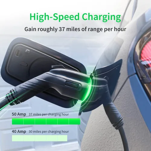 Miniatura 2 de Autel Cargador EV Nivel 2 50 Amperios Cargador Inteligente AI para Vehículos Eléctricos (EV) con Wi-Fi y Bluetooth, Estación de Carga para Coche