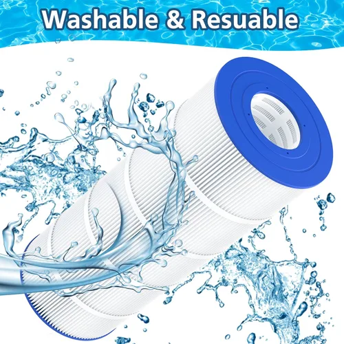 Miniatura 5 de Paquete de 2 filtros de repuesto PA120 para piscina compatibles con Hayward C1200, CX1200RE, Unicel C-8412, Filbur FC-1293, Clearwater II 125