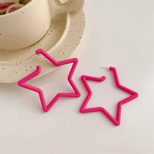 Miniatura 2 de Aretes clásicos de los años 80, aretes geométricos de neón retro, accesorios de fiesta para mujer