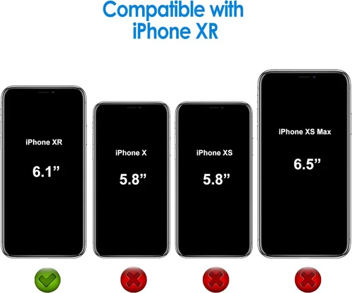 Miniatura 2 de JETech - Funda para iPhone XR de 15,5 cm, cubierta a prueba de golpes sin amarillamiento, parte trasera transparente antiarañazos (oro rosa)