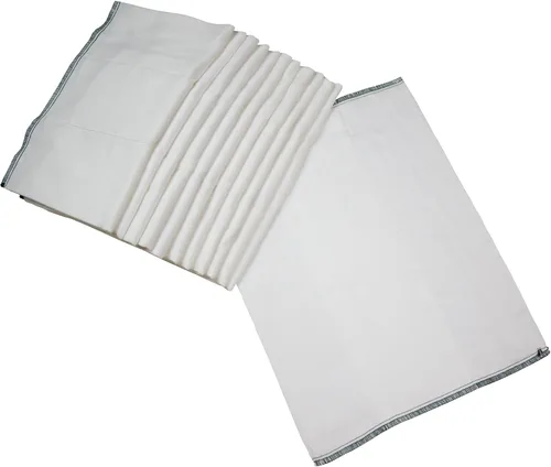 Miniatura 13 de OsoCozy Pañales de tela preplegados (1 doz), suaves, absorbentes, duraderos, 100% algodón