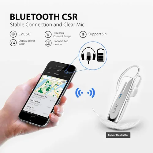 Miniatura 6 de Headset funciona para Xiaomi Mi 11 in Ear Bluetooth 5.0 auricular inalámbrico, IPX3 impermeable, 24h micrófonos duales, reducción de ruido doble