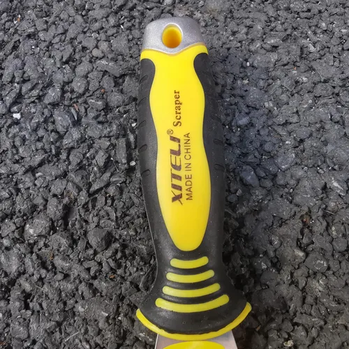Miniatura 4 de Paquete de 6 espátulas de masilla de 2 pulgadas, cuchillos de masilla con mango ergonómico de plástico para pegar pintura, pared, piso, azulejos