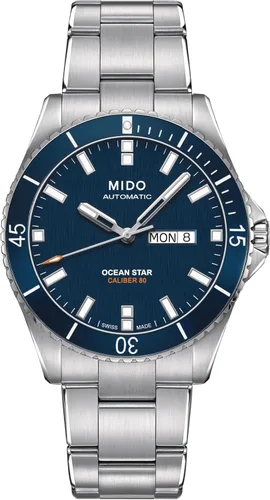 Miniatura 10 de MIDO Ocean Star 200 - Swiss Automatic Watch for Men - 42.5mm Stainless Steel Case - Day/Date Calendar - Rotating Bezel - 200m Water Resistance