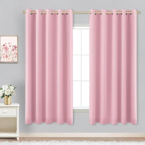 Miniatura 57 de Cortinas opacas de 72 pulgadas extra anchas para dormitorio, puerta corrediza de vidrio y patio, 2 paneles con ojales para oscurecer ventana grande