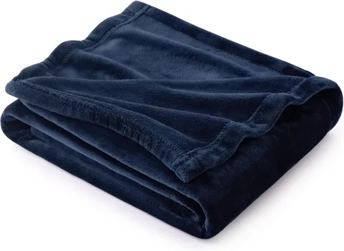 Miniatura 43 de Bedsure GentleSoft - Mantas de forro polar azul marino tamaño Queen - Manta de cama azul suave ligera afelpada difusa acogedora microfibra de lujo