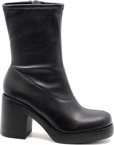 Miniatura 2 de Botas de plataforma de tacón grueso hasta la rodilla para mujer