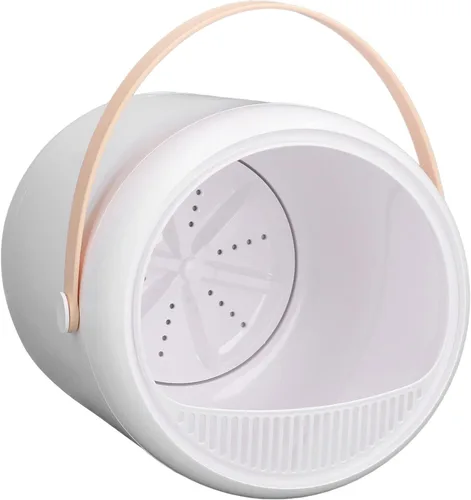 Miniatura 3 de Mini lavadora portátil inteligente para ropa interior, capacidad de 2.8 litros para ropa de bebé, ropa pequeña Ligero para apartamento, Blanco