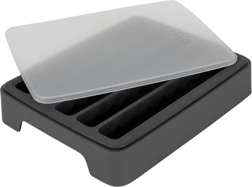 Miniatura 8 de Tovolo Bandeja de cubitos de hielo para botellas de agua crea 5 tubos congelados para botellas de plástico y reutilizables, botella de agua de fácil