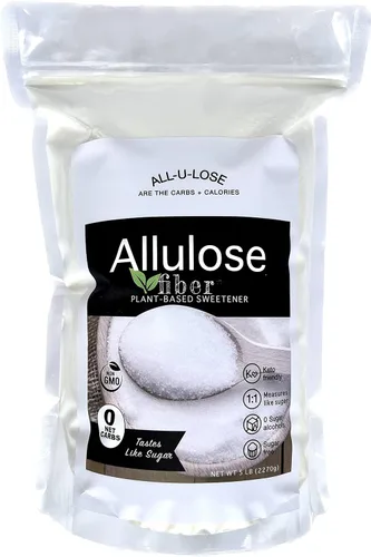 BetterTaste Edulcorante de alulosa con fibra a base de plantas, 5 libras (80 onzas), cero calorías, alternativa de azúcar a base de plantas, dieta