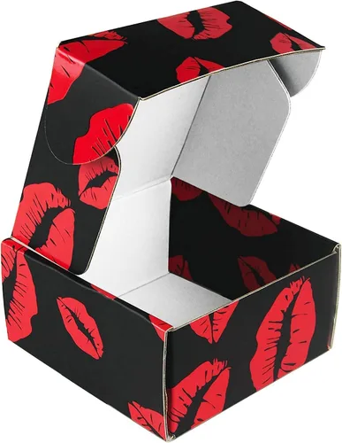 Miniatura 26 de Paquete de 50 cajas de envío pequeñas de cartón, cajas de estraza, cajas de regalo (4 x 6 x 2 pulgadas, color blanco)