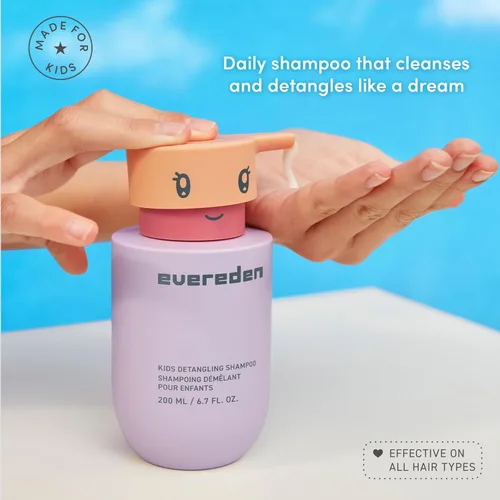 Miniatura 2 de Evereden After Swim & Sports Kids Shampoo Mini: Con arcilla limpiadora Desintoxica el cabello y el cuero cabelludo del cloro, la suciedad
