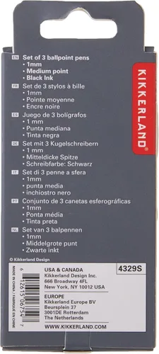 Miniatura 6 de Kikkerland Mini bolígrafos retro, juego de 5 (4329S)