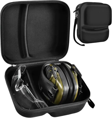GWCASE Funda compatible con las orejeras electrónicas delgadas de Walker's Razor, soporte de almacenamiento para Howard Leight, para orejeras