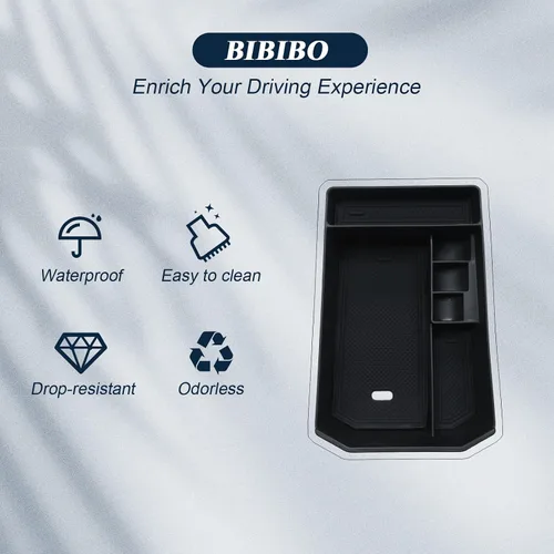 Miniatura 7 de BIBIBO [Actualizado para 2024 2025 2026 BMW iX Accesorios 2023-2026 BMW iX Organizador de Consola Central para 2023-2026 BMW iX (I20) Caja
