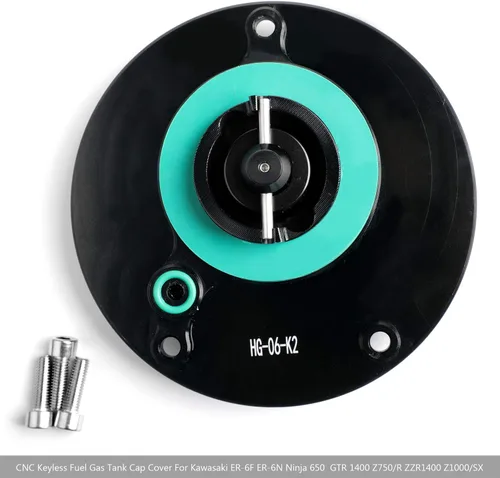 Miniatura 3 de Tapa de depósito de gasolina para Kawasaki ER-6F ER-6N Ninja 650 2009+, GTR 1400 2010+, Ninja 1000 ZX-10R 2008+, Ninja 600 ZX-6R 2009+, VERSYS 1000