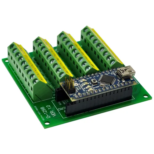 Miniatura 7 de Placa de módulo de ruptura de bloque de terminales de tornillo para Arduino Nano/Micro.