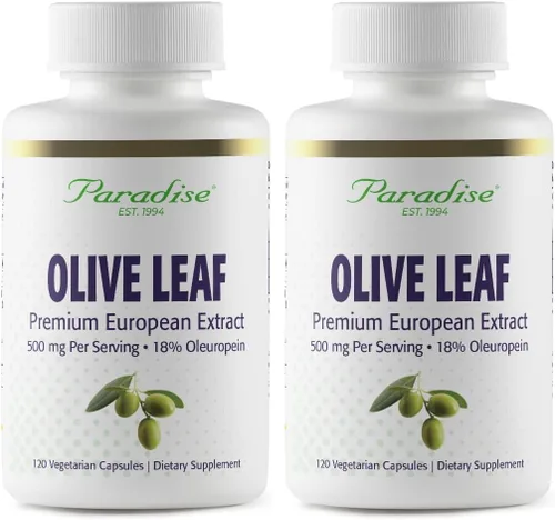 Miniatura 4 de Paradise Herbs Extracto de hoja de olivo, vegano, sin OMG, sin gluten, 120 cápsulas