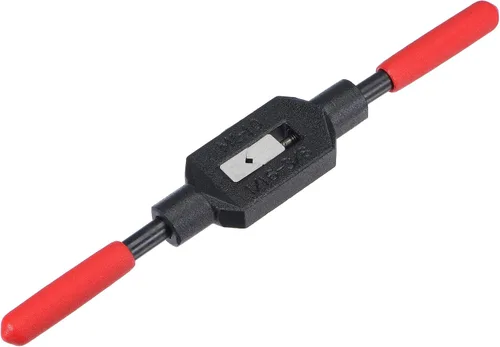 uxcell Mango de llave de grifo ajustable para grifos métricos M1-M1-M10 de 1/16"-3/8" (UNC/UNF), soporte de rosca, herramienta de roscado manual