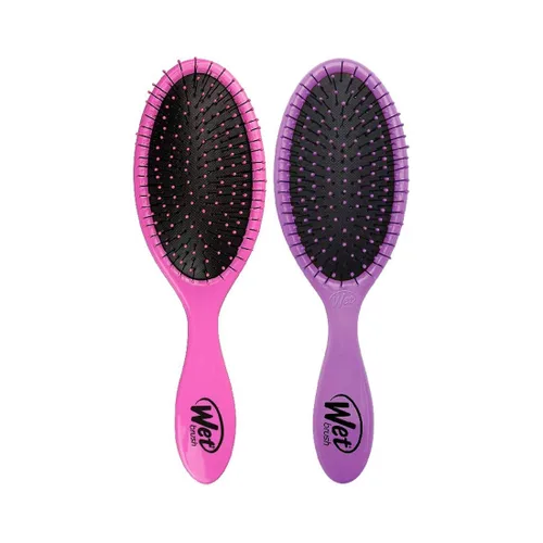 Miniatura 10 de Wet Brush Cepillo desenredante original, exclusivo de Amazon Aqua, cerdas IntelliFlex ultrasuaves, cepillo desenredante que se desliza a través