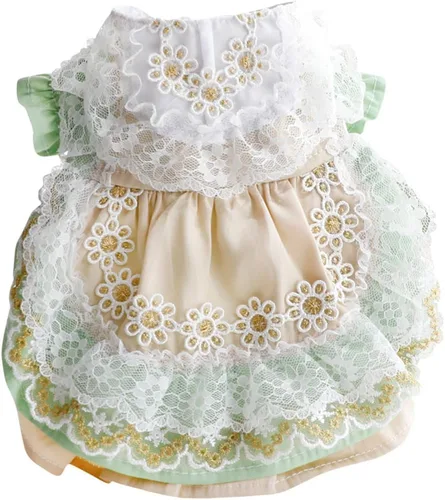 Miniatura 35 de Moda Vestido de Princesa de Chifón para Perro Dulce Cachorro para Perro EXTRAL Pequeño y Perro Pequeño Rosa M