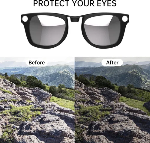 Miniatura 4 de HIBLOKS 4 clips polarizados para Ray-Ban Meta Wayfarer y Gen 2 (RW4008/RW4012 Grande 53-22), clip de decoloración para Meta Wayfarer Gen 2 Protege