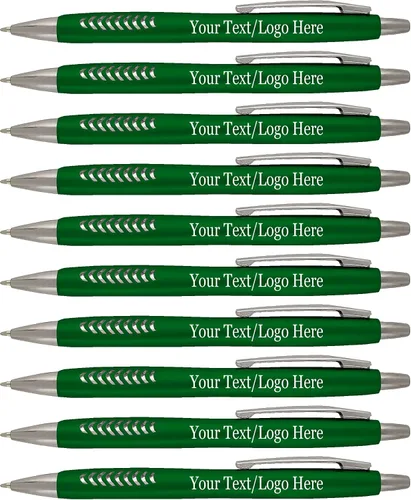 Miniatura 12 de SyPen Bolígrafos personalizados con tu logotipo o texto personalizado, paquete de 300 unidades a granel para negocios, fiestas y eventos, hermosos