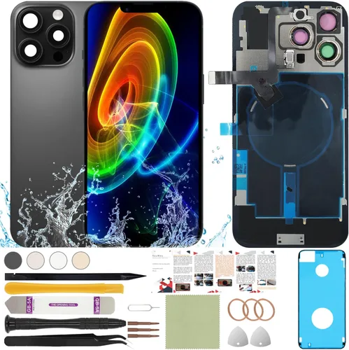 Miniatura 73 de Funda trasera de repuesto compatible con iPhone 8 de 4.7" + Herramientas profesionales (Gris espacial)