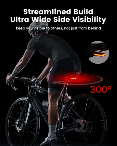 Miniatura 2 de Luz Trasera de Bicicleta Ravemen CL01, Luz Trasera de Bicicleta de Ángulo Amplio de 300° para Conducción Nocturna, Accesorios de Seguridad