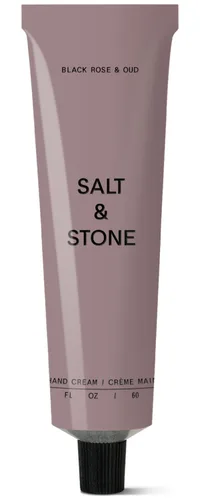 Salt & Stone Crema de manos para mujeres y hombres | Rosa negra y Oud | Hidrata, nutre y suaviza la piel | Restaura las manos secas y agrietadas |