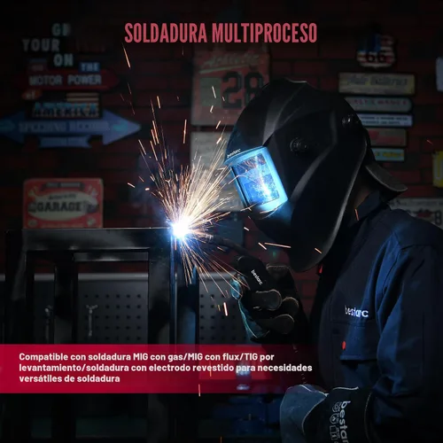 Miniatura 5 de bestarc 145Amp Soldador MIG, 110V 220V Soldador de núcleo de flujo MIG/Lift TIG/Stick Máquina soldadora 4 en 1, Máquina de soldadura con gran