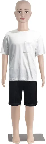 Miniatura 11 de Maniquí masculino de cuerpo completo forma de vestido de costura modelo soporte ajustable 73 pulgadas maniquí desmontable realista cuerpo exhibición