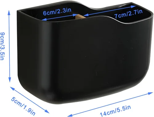 Miniatura 3 de SUNFICON Soporte remoto de montaje en pared, ventilador de TV, soporte de control remoto, organizador de pared, soporte de teléfono para oficina