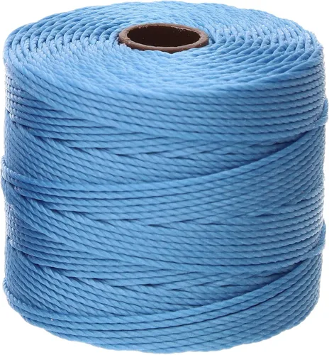 Miniatura 9 de The Beadsmith S-Lon - Cordón de nailon trenzado de 0.020 in para cuerda, color rojo oscuro, TEX210, carrete de 77 yardas