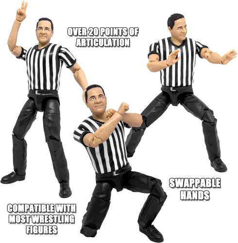 Miniatura 4 de Especial Deal: Talking Árbitro & Ring locutor cifras de wrestling