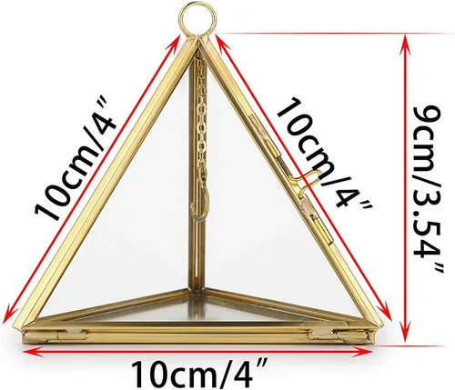 Miniatura 6 de Hipiwe Soporte de exhibición de anillos de joyería, soporte de anillo de cristal, caja de joyería geométrica de cristal, caja de regalo para anillos
