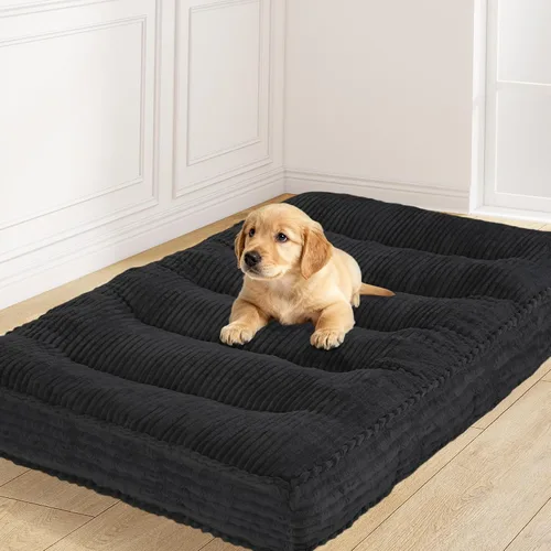 Miniatura 9 de Colchón futón de 8 pulgadas, tamaño matrimonial, 54 x 80 pulgadas, sofá cama con borde de diseño de cuerda trenzada, colchón futón extra grueso