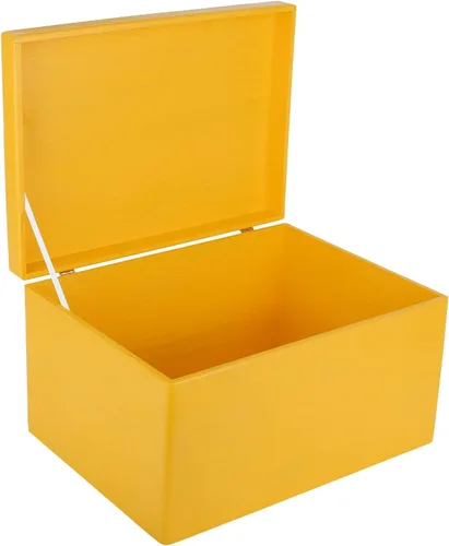 Miniatura 12 de Creative Deco Caja Grande de Madera Negra para Almacenamiento con Tapa con Bisagras 11.8 x 7.87 x 5.51 pulgadas (+-0.5) Caja de Regalo para Negro