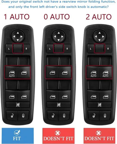 Miniatura 6 de 8 pines + 13 pines requiere comprobación. Interruptor de ventana eléctrico para Jeep Liberty y Dodge Nitro 2008-2012, Dodge Journey 2009-2010
