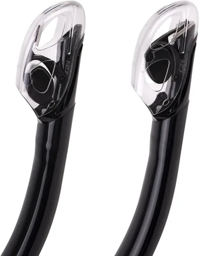 Miniatura 4 de IST Snorkel seco con tubo flexible y protector contra salpicaduras Silicona negra