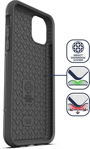 Miniatura 3 de ENCASED Rebel Armor - Funda para iPhone 11 - Funda ultra protectora resistente (negro)