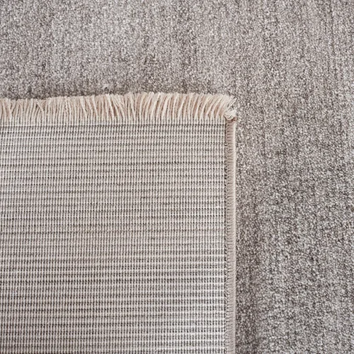 Miniatura 7 de SAFAVIEH Lasa Collection - Alfombra de área de 5.3 x 7.7 pies, color gris claro, diseño de flecos sólidos, no desprende pelusa y de fácil cuidado
