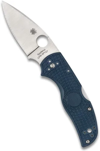 Miniatura 19 de Spyderco C41 Native 5 Signature - Cuchillo plegable con hoja de acero CPM S30V de 2.95" y mango FRN ligero, Gris