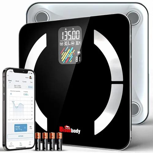 Miniatura 10 de Báscula inteligente de alimentos para preparación de comidas con calculadora nutricional, rastreador de macro de calorías, báscula digital de cocina