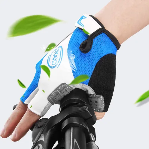 Miniatura 5 de CXWXC Guantes de ciclismo para hombres y mujeres Guantes de gel transpirable para bicicleta de montaña Guantes de bicicleta antideslizantes