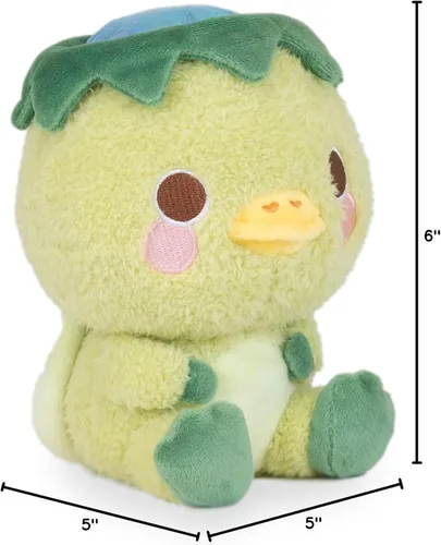 Miniatura 7 de Cuddle Barn PlushGoals - Koji The Shy Kappa - Peluche de tortuga kawaii suave, 6 pulgadas