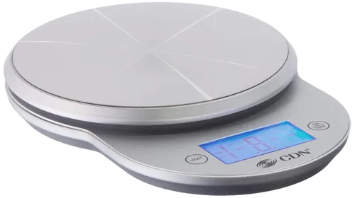 CDN ProAccurate® - Báscula digital de cocina de 11 libras, capacidad de 11 libras, pantalla retroiluminada fácil de leer, acero inoxidable, perfecta