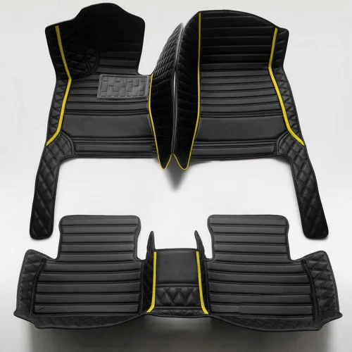 Miniatura 26 de Personaliza los tapetes de cuero de lujo de protección para todo tipo de clima para el 99 % de los automóviles, SUV y camiones según el modelo Beige