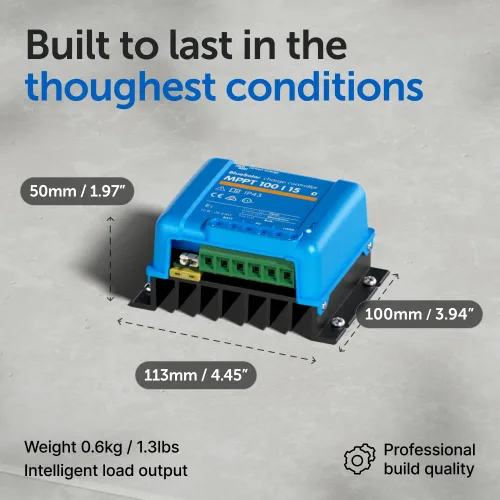 Miniatura 3 de Victron Energy BlueSolar MPPT Controlador de carga solar - Controladores de carga para paneles solares - 100V, 15 amperios, 12/24 voltios