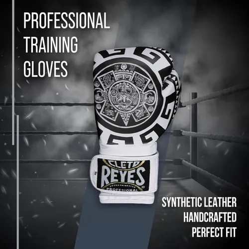 Miniatura 2 de CLETO REYES Guantes de boxeo de entrenamiento para hombres y mujeres con cierre de , cuero sintético de alta calidad, MMA, kickboxing, Muay Thai